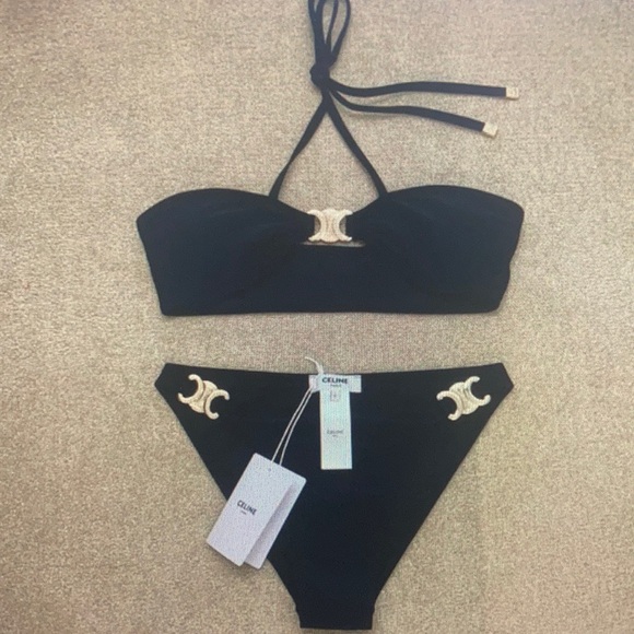 Celine Black Swimsuit - Picture 1 of 4
